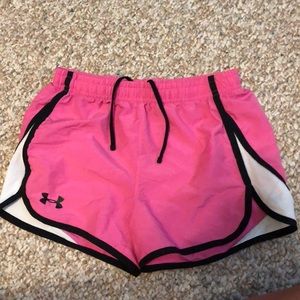 Draw string under armour shorts